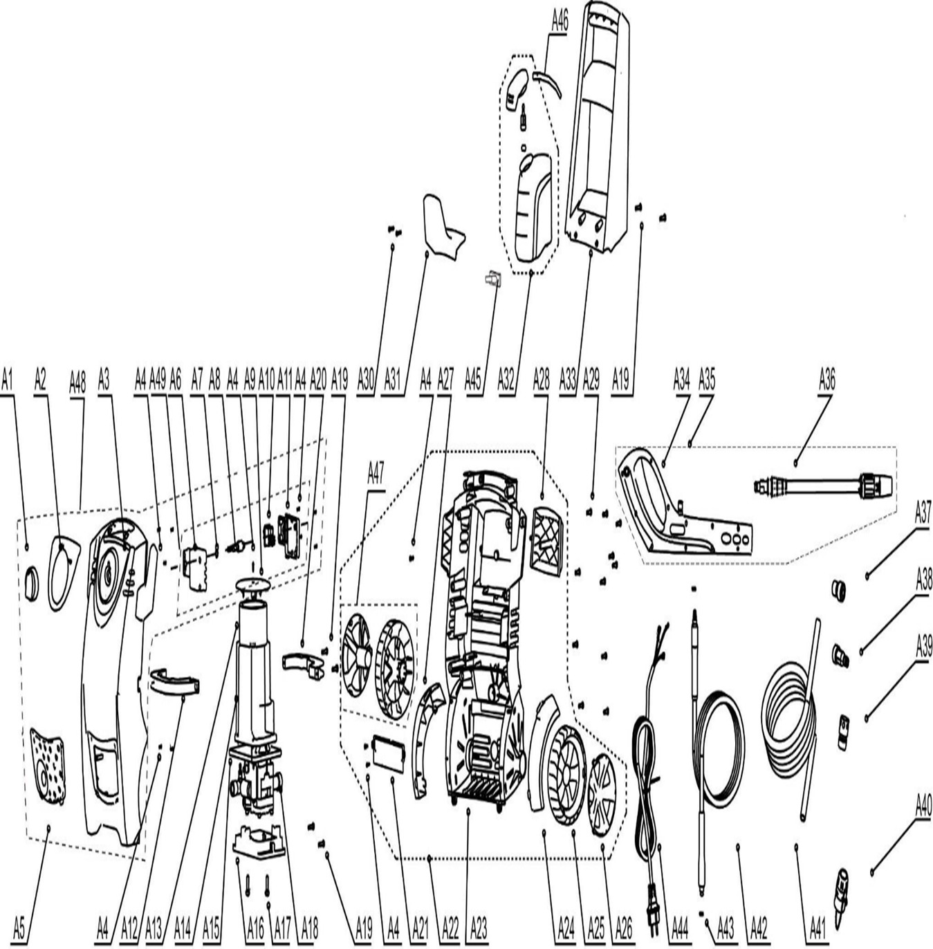 DQW5.5/10  part 1PRESSURE WASHER