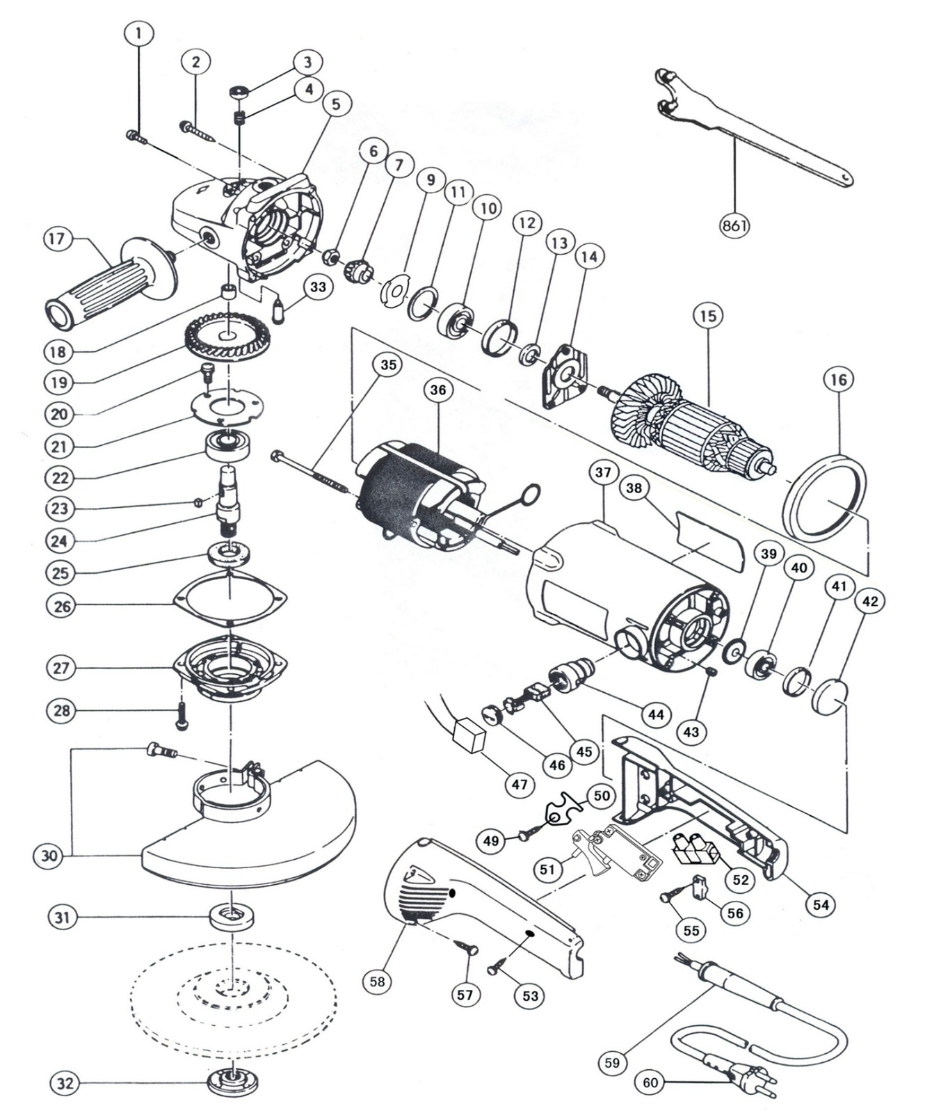 DSM02-125B ANGLE GRINDER