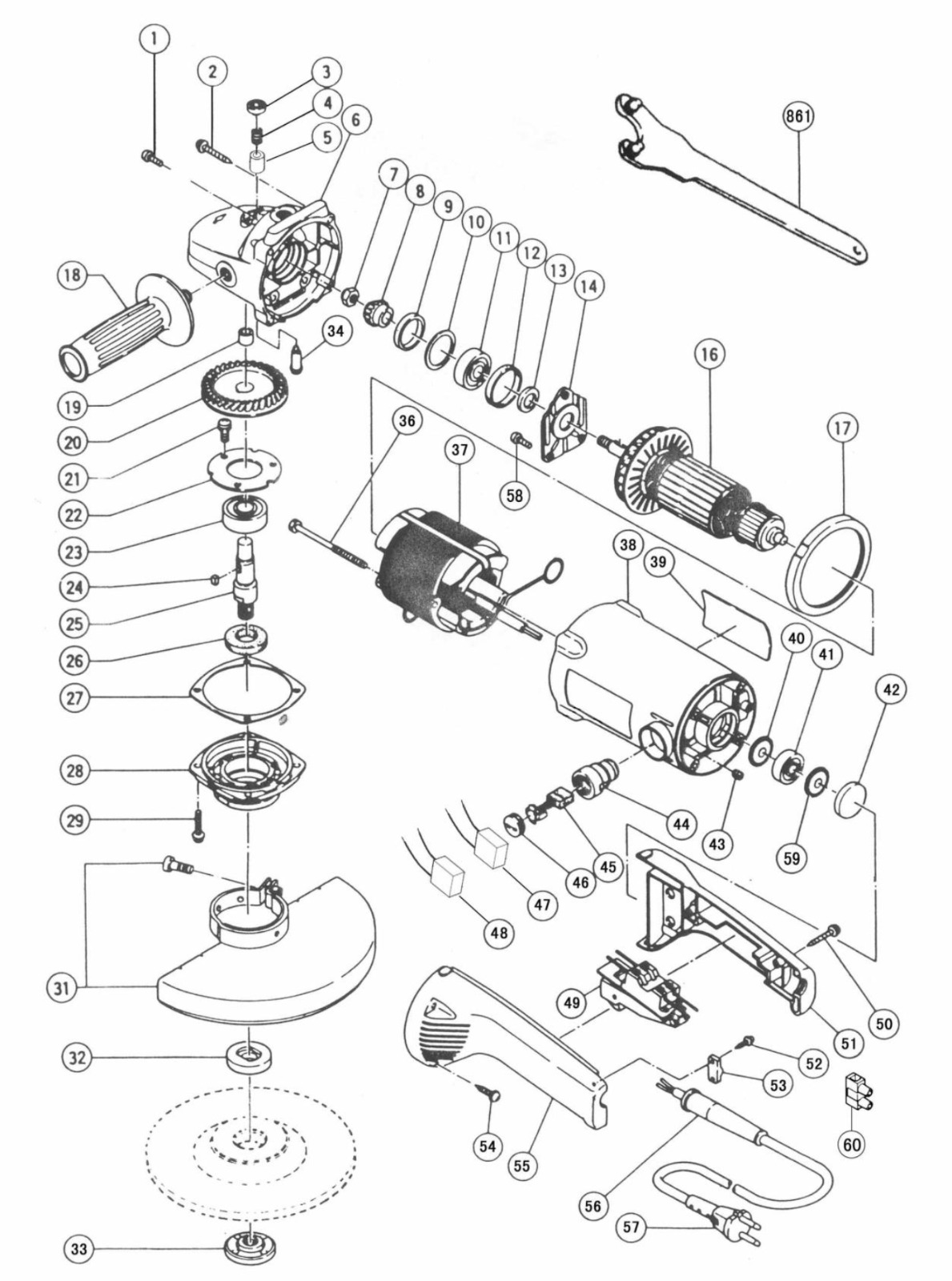 DSM230A ANGLE GRINDER(SOFT START)