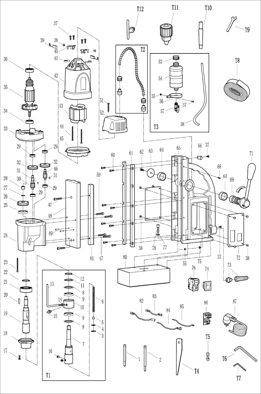 DJC23 MAGNATIC DRILL (CORE DRILL)