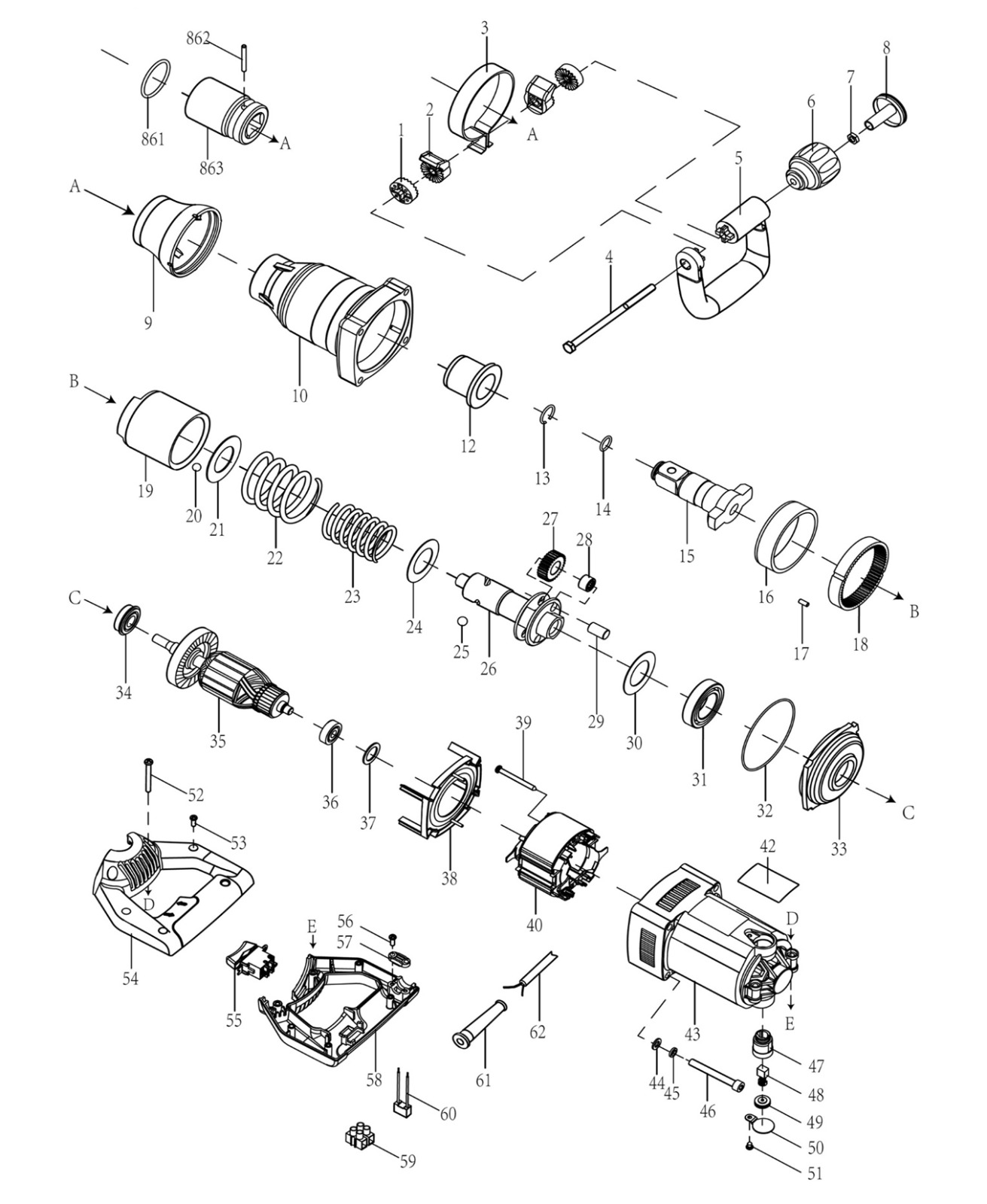 DPB30 ELECTRIC WRENCH