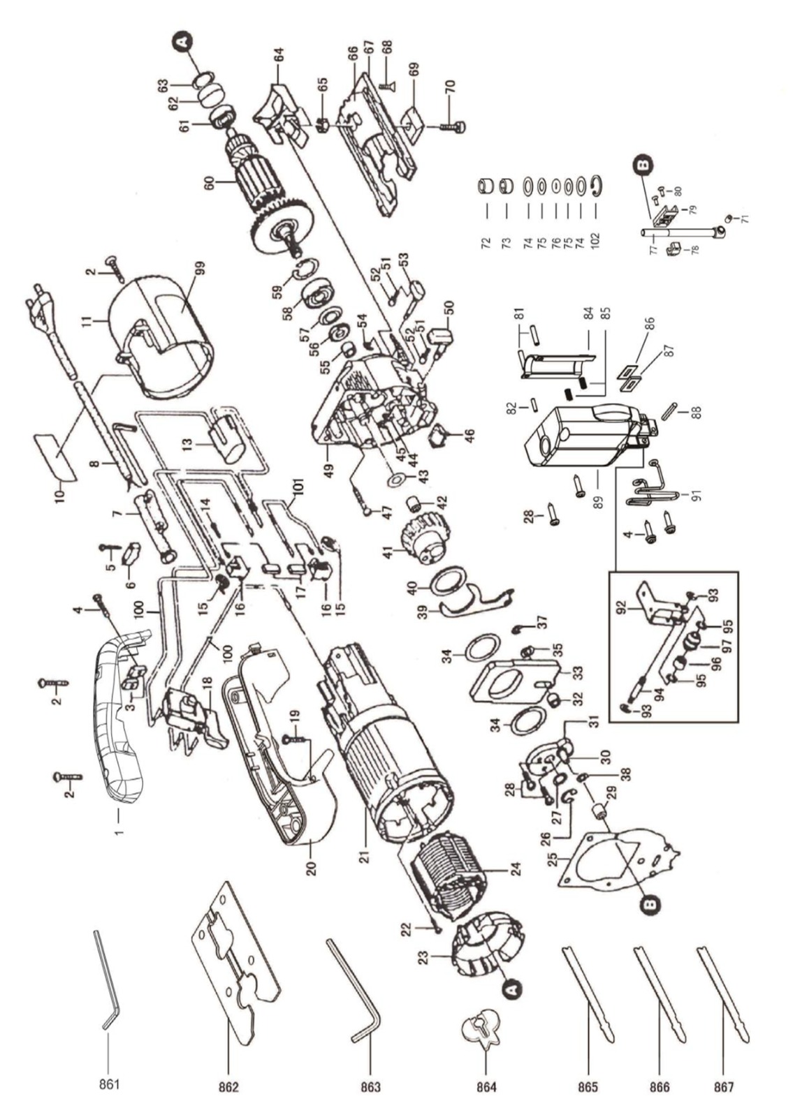 DMQ85 JIGSAW MACHINE