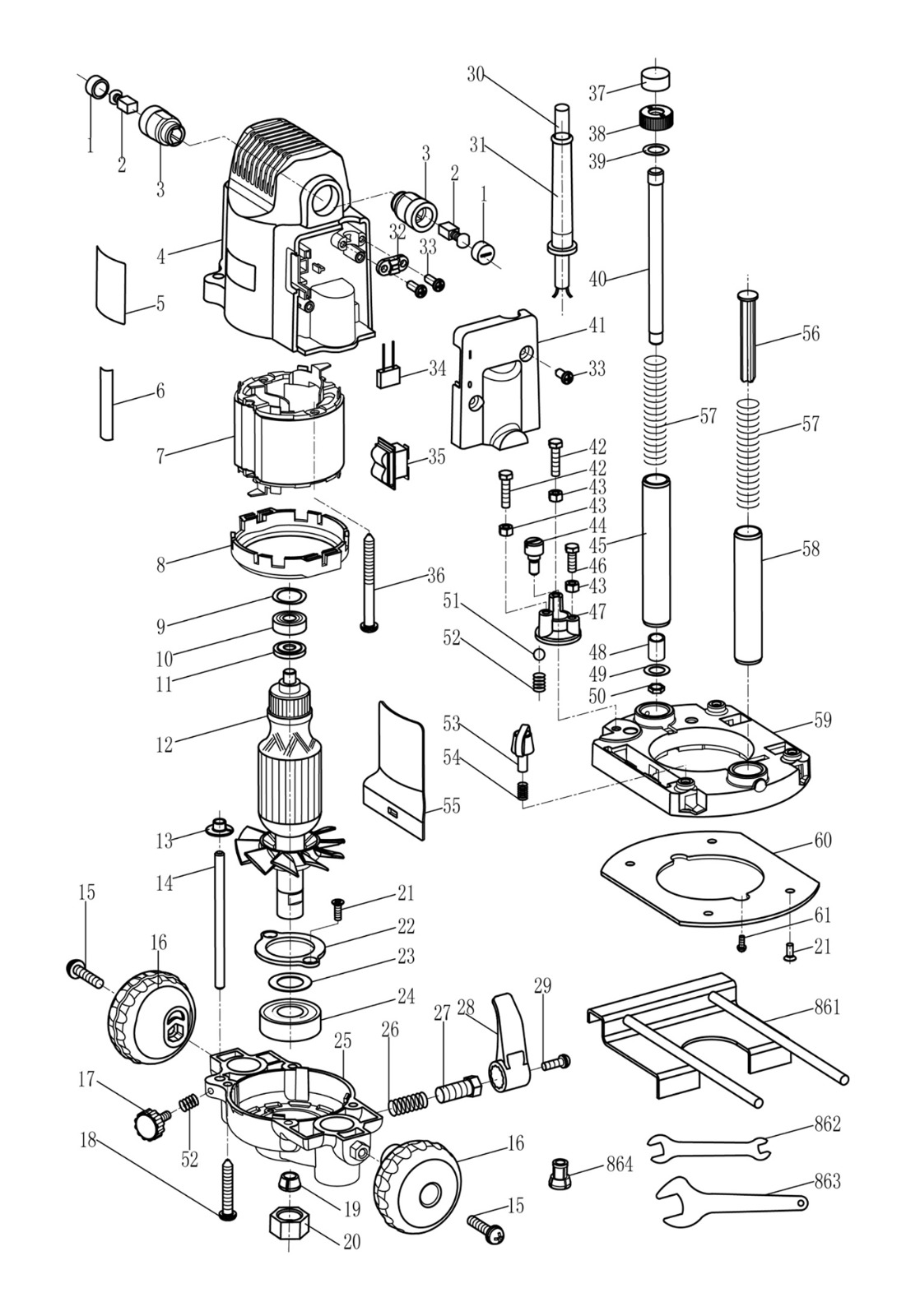 DMR8 WOOD ROUTER