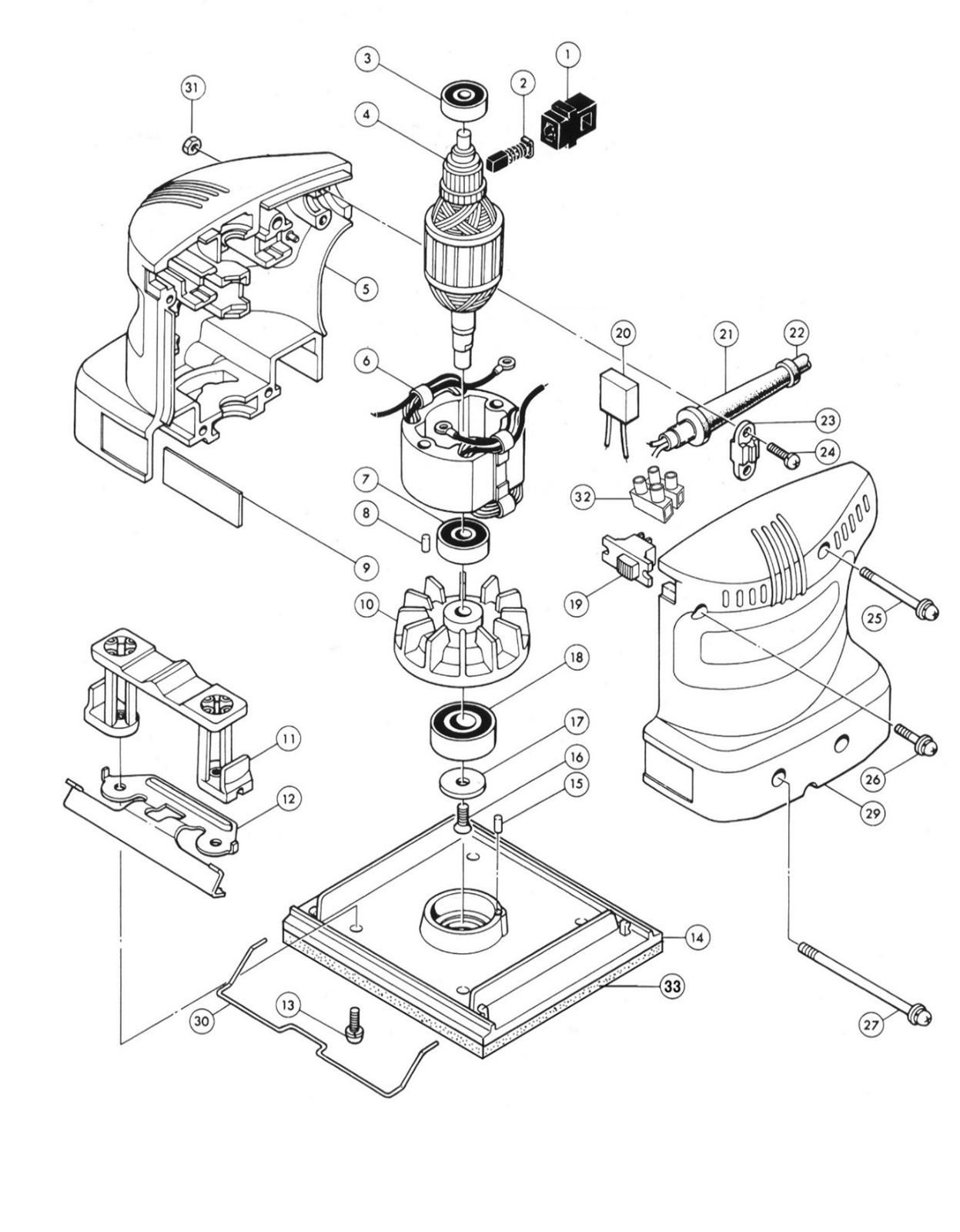 DSB100 ORBITAL SANDER