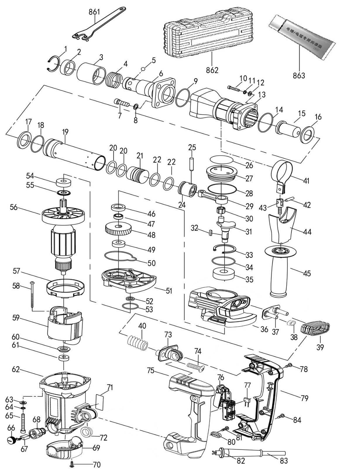 DZG06-6S PERCUSION HAMMER