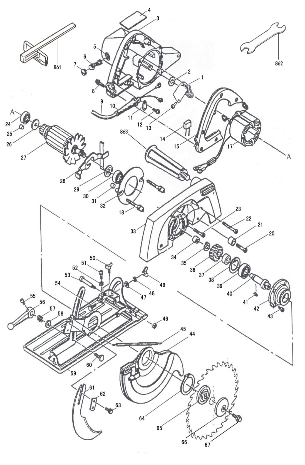 DMY235 CIRCULAR SAW
