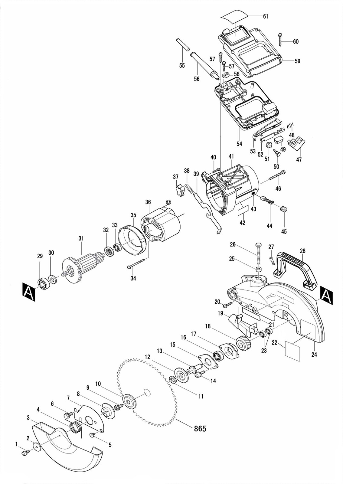 DJX255 part2 ELECTRIC MITERSAW