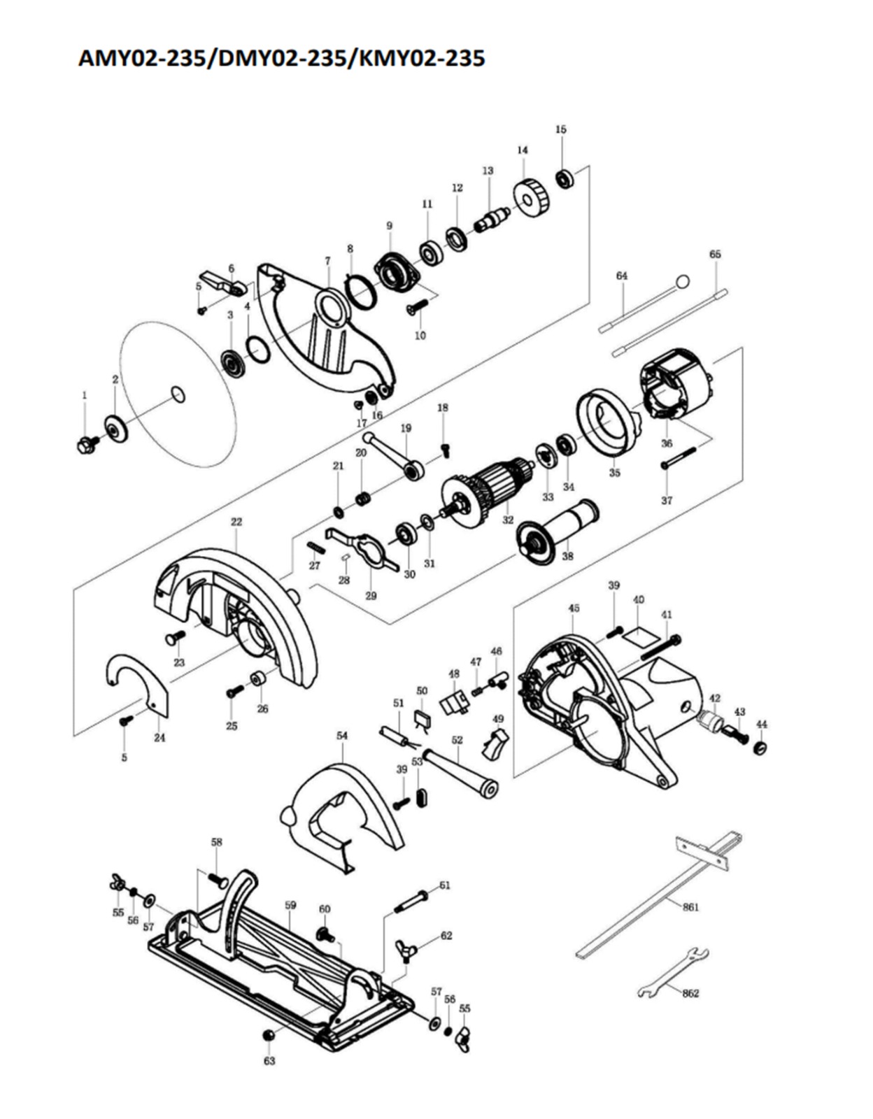 DMY02-235 CIRCULAR SAW