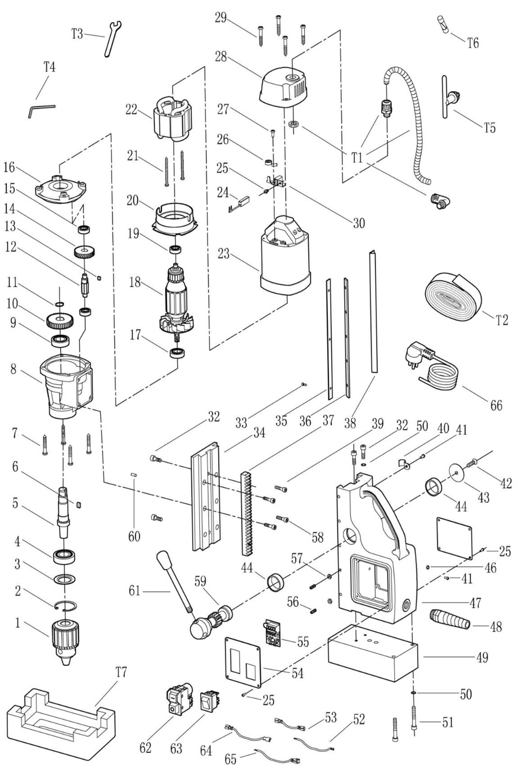 DJC16 MAGNETIC DRILL (CORE DRILL)