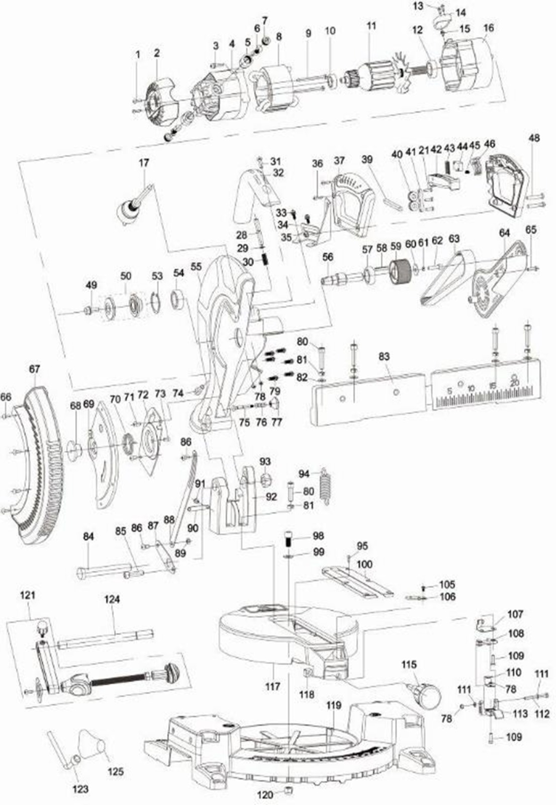 DJX305 ELECTRIC MITERSAW